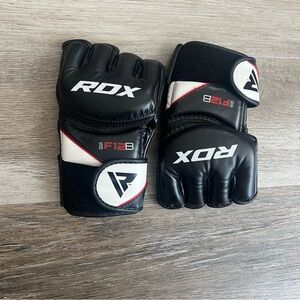 RDX Black and White MMA/ Boxing Gloves